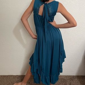 Teal romper for girls size 8
